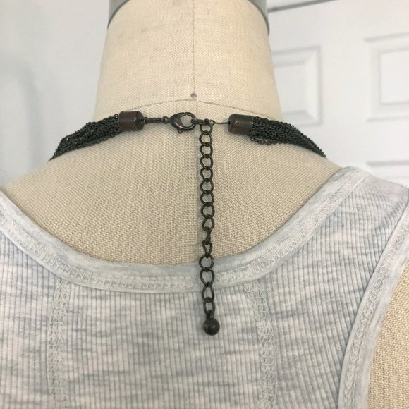 Elegant Black Braided Necklace - Picture 8 of 8